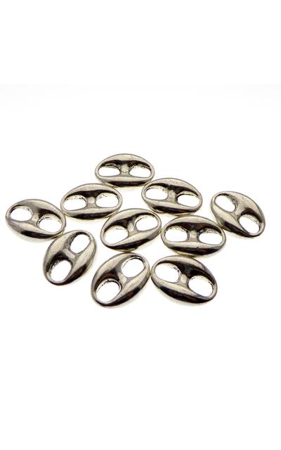 5Stk. Verbinder massiv 20x15mm silberfarben |  | Artikelnummer: VB409