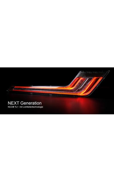NOLDEN LED Rückleuchte TL1 - LED- Rück-/Brems-/Blinklicht, Scheibe rot/klar, Seite B, sequentiell von A nach B | Ausführung rot - Blinker sequentiell | Artikelnummer: 570150L-RSB-RB-10