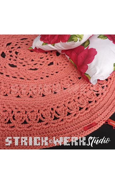 ♥ Häkelteppich-01, rund, 123 cm ♥  |  | Artikelnummer: 101067903