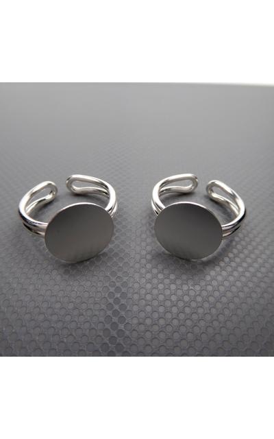 2 Stück 925 Sterling Silber Ringrohlinge 12mm Klebefläche Pad zum kleben |  | Artikelnummer: SAN36