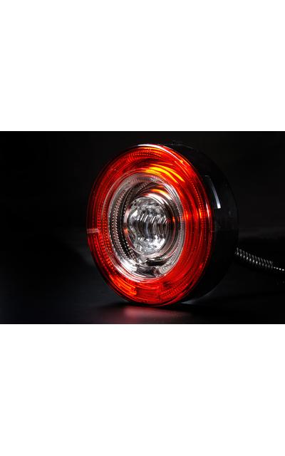 NOLDEN Helix 3D Modular RBLN #2 | Modul #2 112050L-RBLN Funktion: Rücklicht/Blinker/Nebelschlussleuchte Äußerer Ring: Rücklicht Innerer Ring: Blinklicht Mitte: Nebelschlussleuchte | Artikelnummer: WoN-NO-112500L-RBLN