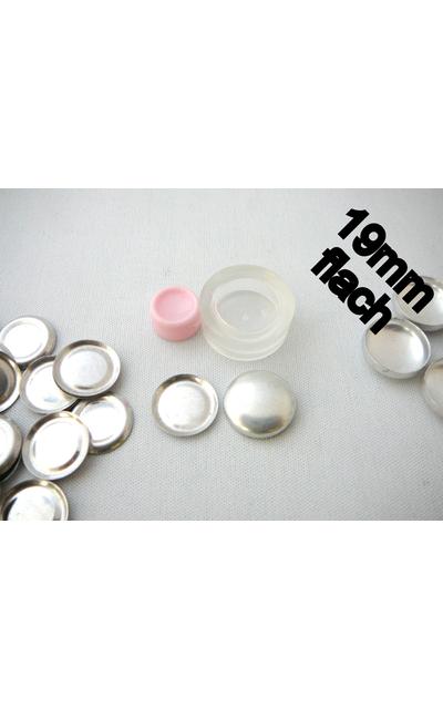 50Stk. Knopfrohlinge Ø 19mm Rückseite Ohne Öse |  | Artikelnummer: 36976169
