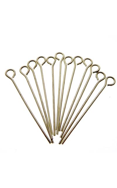 20 Stück 925 Sterling Silber Eye  Pins 30mm  |  | Artikelnummer: SAN13
