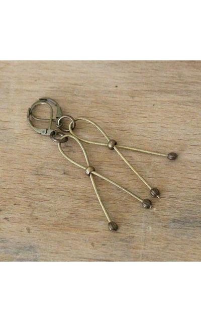 Ohrringe aus vintage Gitarrensaiten |  | Artikelnummer: 0060