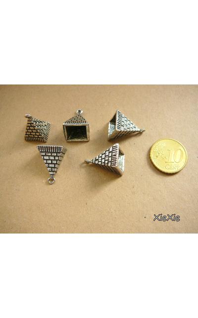 5Stk. Anhänger Pyramide |  | Artikelnummer: 782