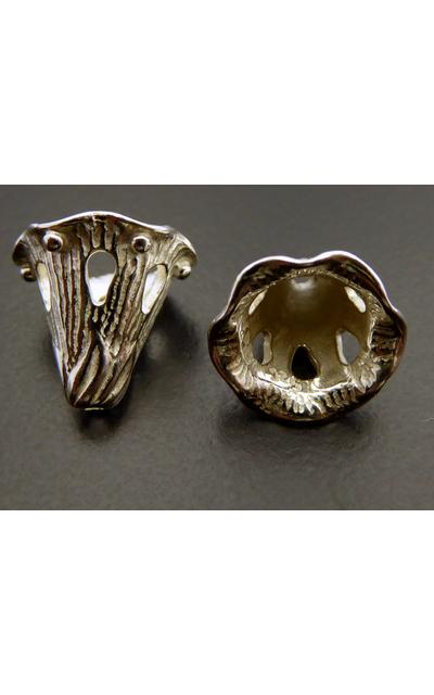 2 Stück Perlenkappen 925 Silber |  | Artikelnummer: 8675