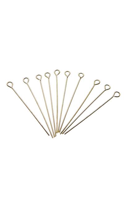 20 Stück 925 Sterling Silber Eye  Pins 40mm |  | Artikelnummer: SAN12