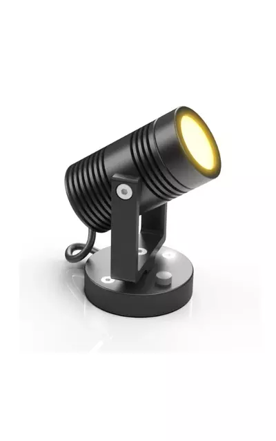 Lumibeam Leseleuchte Alu - Schwarz | LumiCoin Spotstrahler - Leseleuchte kaltweiss - Gehäuse schwarz | Artikelnummer: WoN-LUMI-LB2-D-40-Sw-kalt