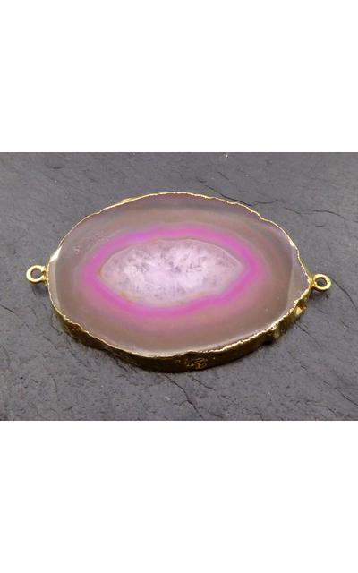 1Stk. Achat Verbinder goldfarbene Umrandung |  | Artikelnummer: Ach015