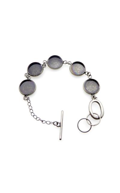 1 Armband Rohling  5x 14mm Fassungen |  | Artikelnummer: 44794522