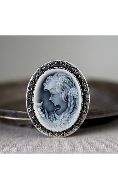 Brosche Der Zopf | Cameo | Artikelnummer: 0055