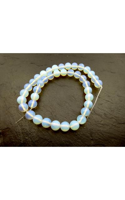 2 Strang Glasperlen 10mm leicht opalisierend |  | Artikelnummer: C23