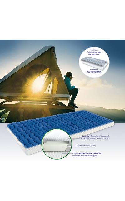 GISATEX®EXTREM Matratze by Nanook | 120x200 blau | Artikelnummer: WoN-Gis-EXTREM-120200-blau