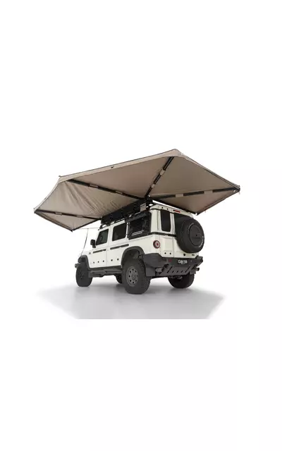 Rhino Rack Markise batwing 270 Grad freitragend links | linke Seite freitragende 270 Grad Markise von Rhino Rack | Artikelnummer: WoN-RH-270-links