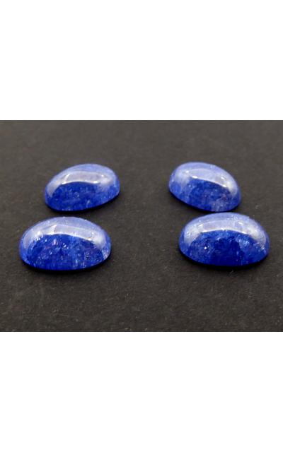 4 Stück Ice Zirkon 10x14mm Cabochon blau Ice |  | Artikelnummer: 7IZ1014mm