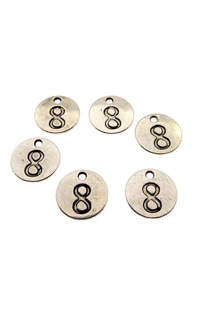 10 Stk. Anhänger Acht |  | Artikelnummer: A890