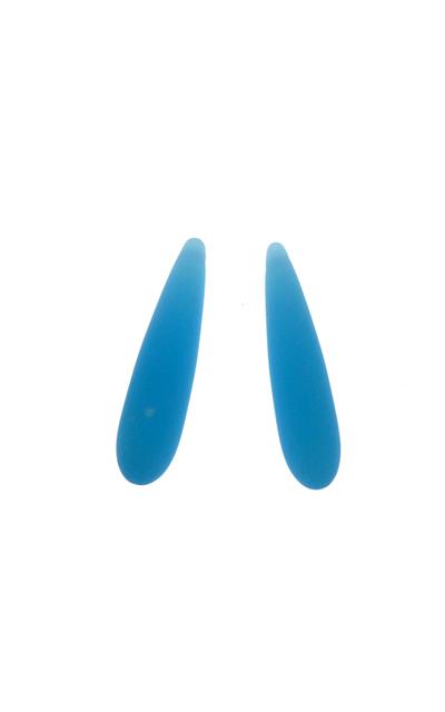 4 Stk. Meerglas Anhänger teardrop blau |  | Artikelnummer: SG13