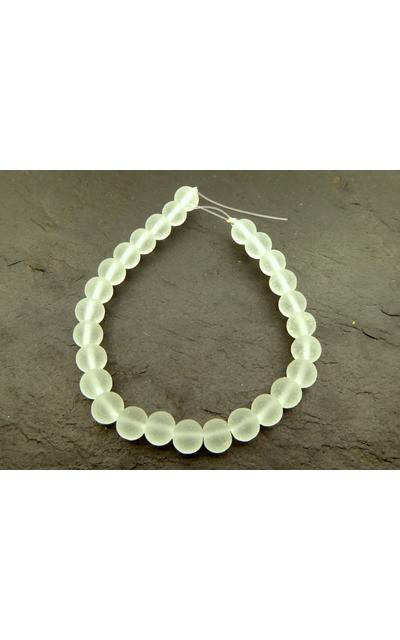 1 Str. Meerglas Perlen klar 6mm |  | Artikelnummer: SG30