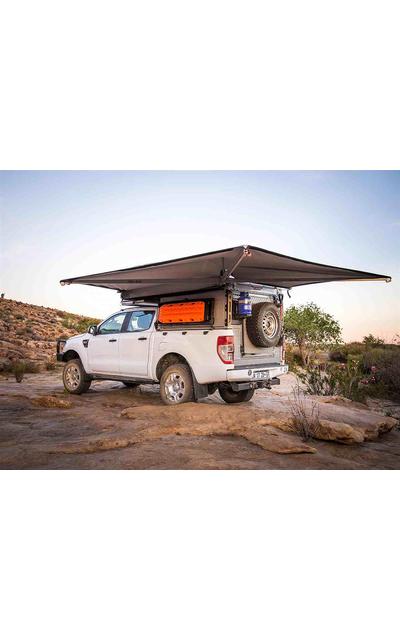 Alu-Cab 270° Shadow Awn | Alucab Markise 270 Grad links - Fahrerseite | Artikelnummer: WoN-ALU-Shadow270-left