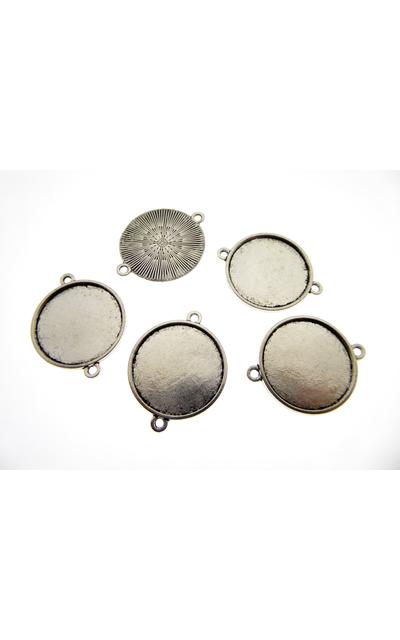 10 Stk. Cabochon Verbinder 25mm |  | Artikelnummer: VERB 410