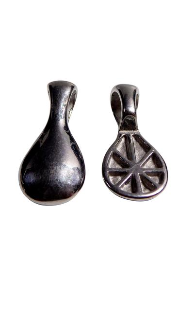 10Stk.  Edelstahl Anhänger zum Ankleben Bail platinfarben Glue On |  | Artikelnummer: G27