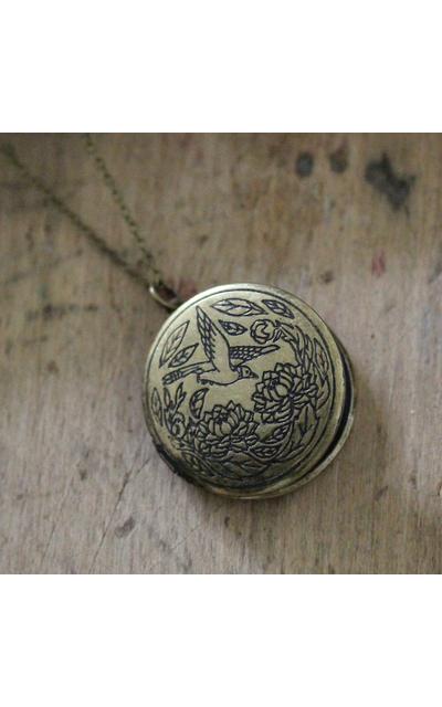 vintage Medaillon  | Paradis | Artikelnummer: 0058