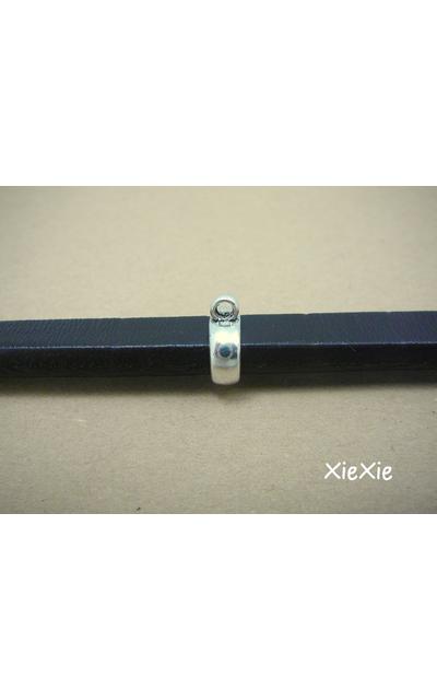 3 Stk. Schiebeperle für Regaliz Lederband 10x6mm |  | Artikelnummer: 88215