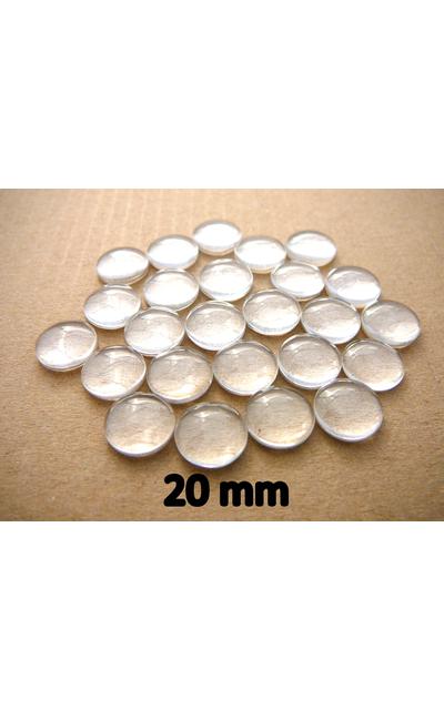 100 Stk. Glas Cabochon 20 mm |  | Artikelnummer: 43759350