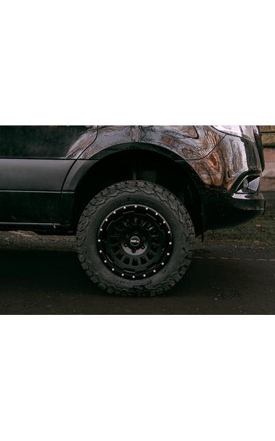 TWIN Monotube HD Felge 8,5x18 schwarz seidenmatt Crafter 2 | Heavy Duty Ausführung für Sprinter, Crafter, MAN TGE, Ducato | Artikelnummer: WoN-TWMT-VWCR2-HD-85x18-blk Kopie Kopie