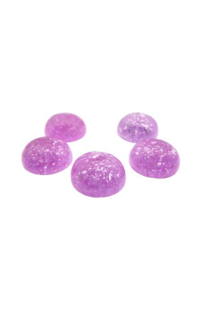 4 Stück Ice Zirkon 12mm Cabochon achtrosa |  | Artikelnummer: 20IZ12mm