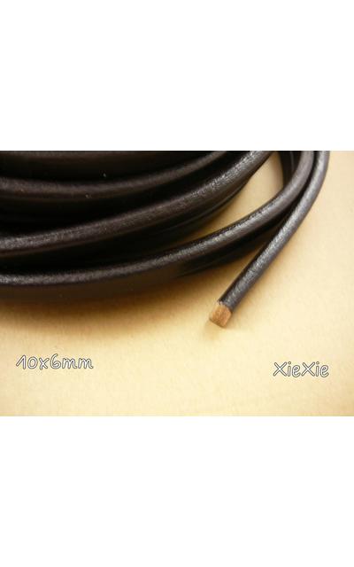 1m Lederband 10x6mm dunkelbraun |  | Artikelnummer: 54311903