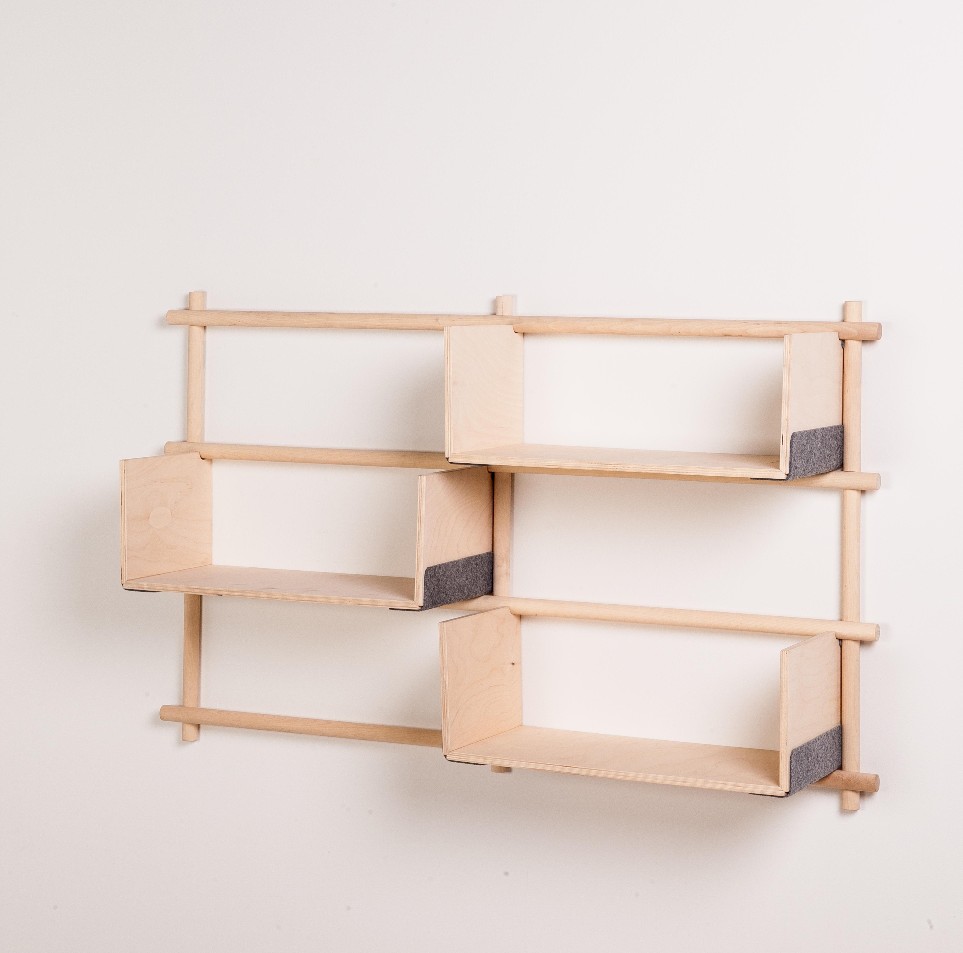 Wandregal Holz klappbar