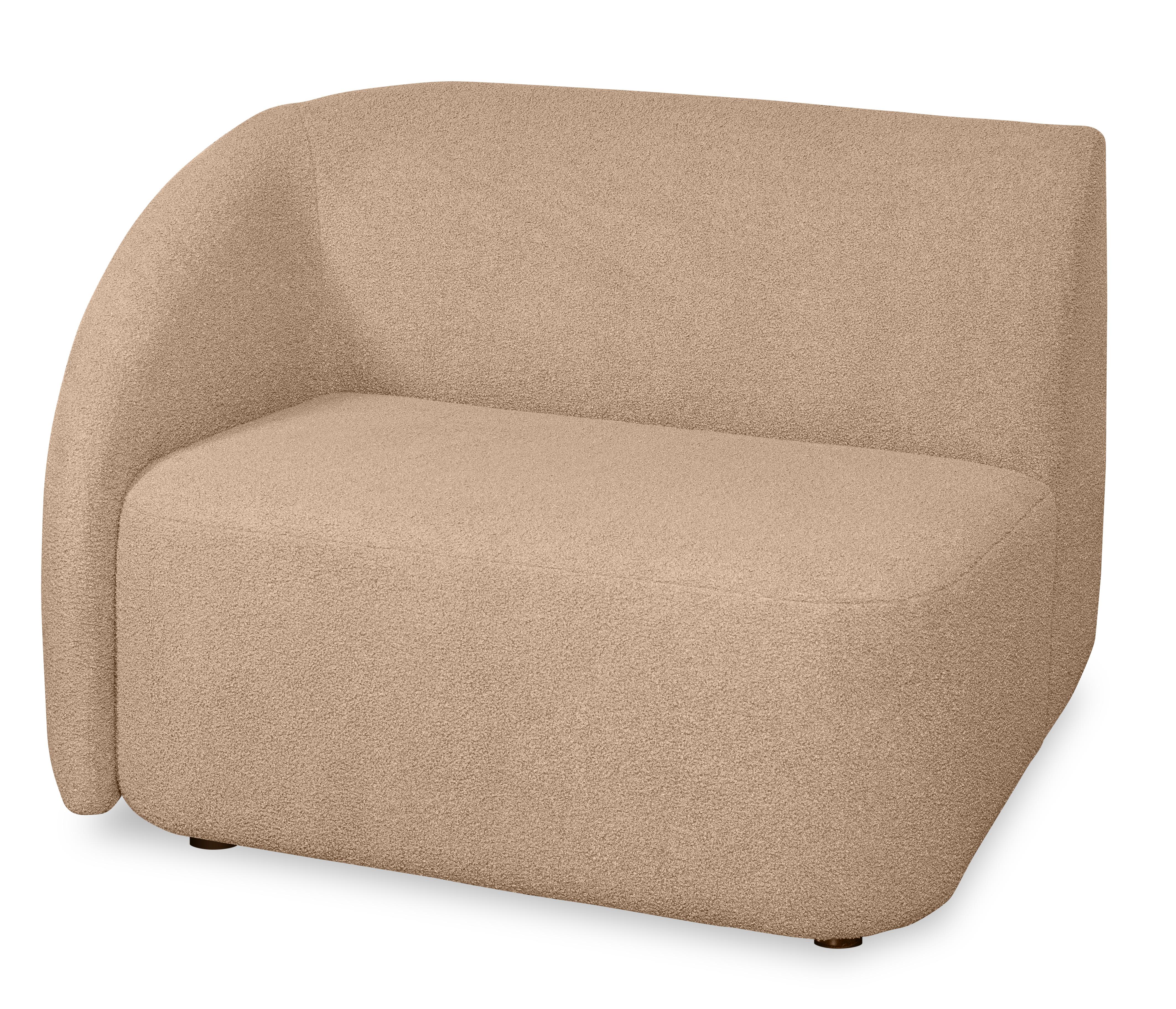 4er Ecksofa ROUND für Büro-Lounge, Hotel-Lounge und Wohnzimmer