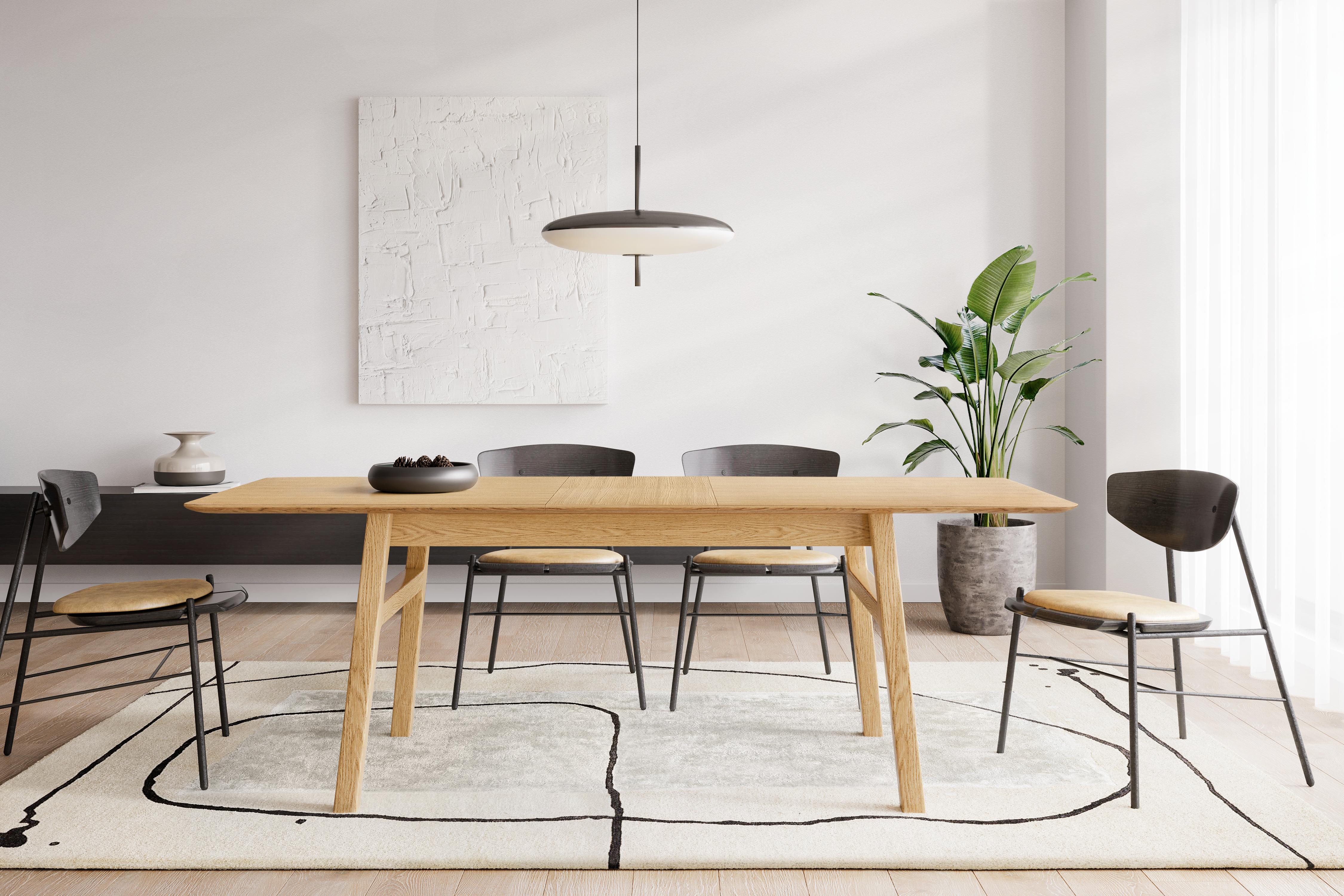 Ausziehbarer Esstisch Holz 180/220 cm
