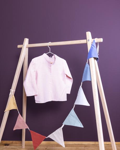 gestreiftes Jungenhemd