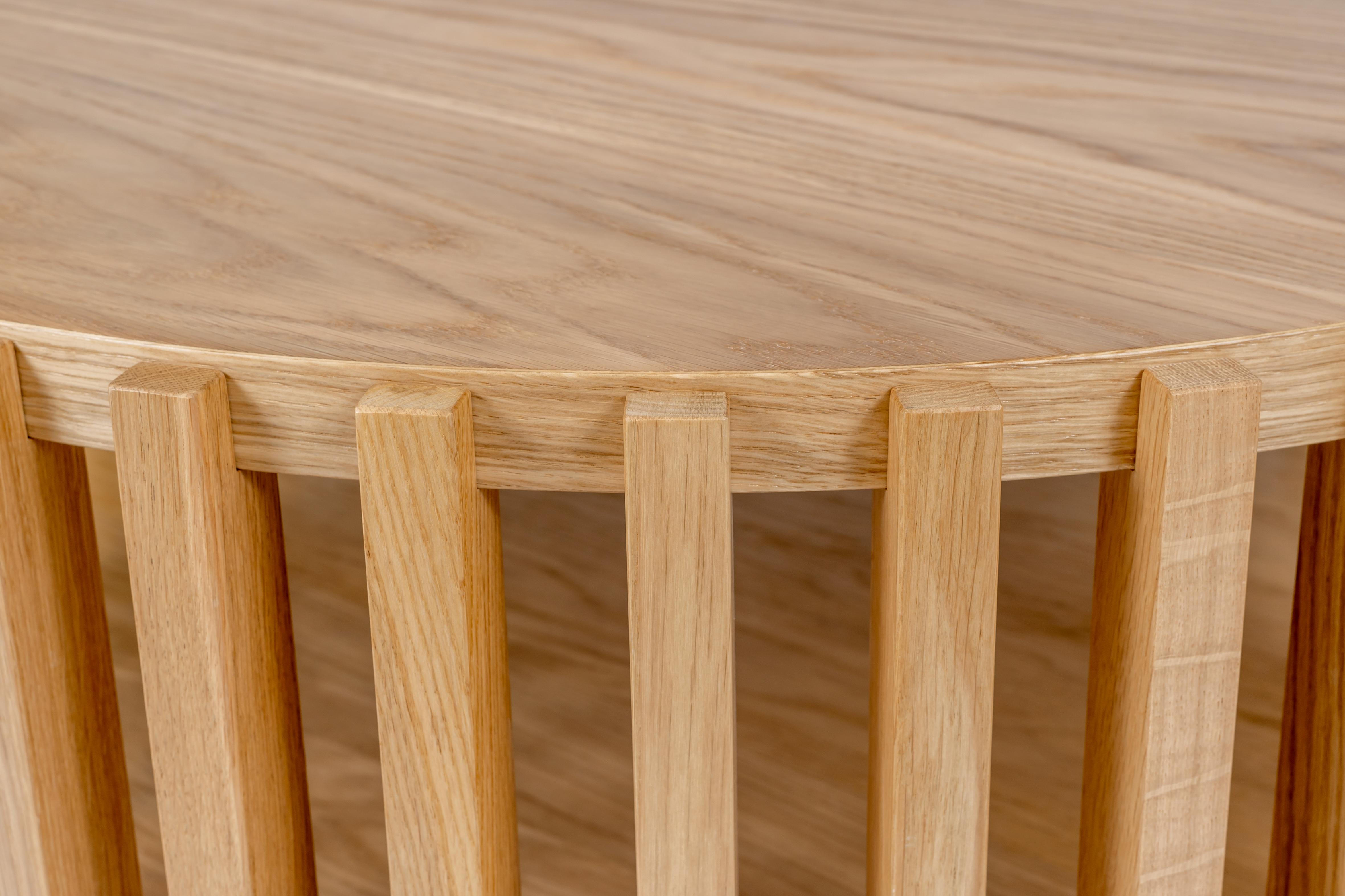 Runder Couchtisch aus Holz