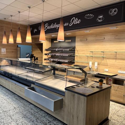 Kompletter Backshop | edle Holzoptik | Gebrauchtware | Artikelnummer: BAE-BG-G-KOMPL
