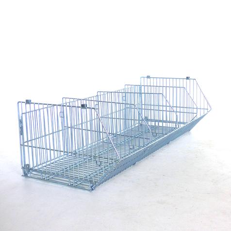 Stapelkorb, faltbar, div. Größen | Neuware | H 35 cm | B 91 cm | T 53,5 cm | 3 TG | Artikelnummer: DT-N-STK-Zink-91-3TG