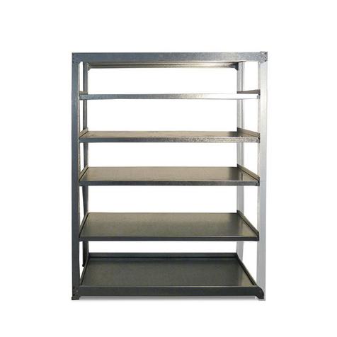 Fachbodenregal Resinjo 9000, Anbaufeld | H 250 cm | B 150 cm | T 60 cm | 6 FB | Neuware | Artikelnummer: FBR-BG-R9000-AFF-H250T60