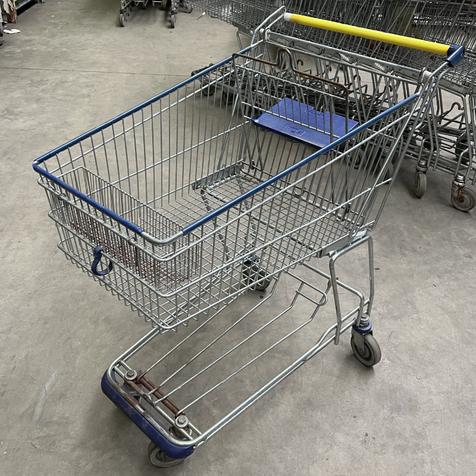 Wanzl D120RC, blau | gebrauchter Einkaufswagen | 120 Liter | Artikelnummer: EKW-WZ-G-D120RC BLAU