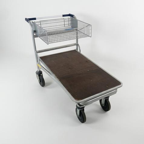 Wanzl T30, klappbarer Korb | Gebrauchtware | Plattenwagen in gutem Zustand | Artikelnummer: EKW-PW-G-WZ-T30