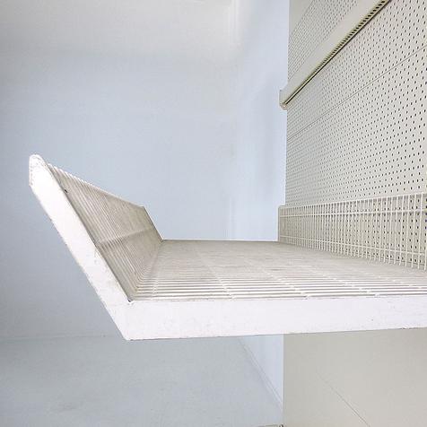 Endloskorb/Stapelkorb, in unterschiedlicher Lackierung | Gebrauchtware | B 125 cm | T 47 cm | weiß | Artikelnummer: SR-T-G-EK12547-weiss