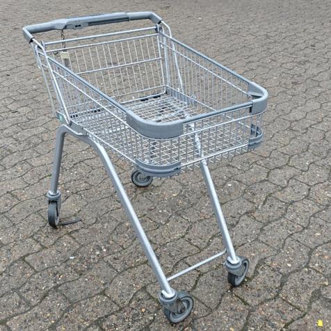 Wanzl Light 70, grau |  gebrauchter Einkaufswagen | 74 Liter | Artikelnummer: EKW-WZ-G-LIGHT-70-GRAUPRO