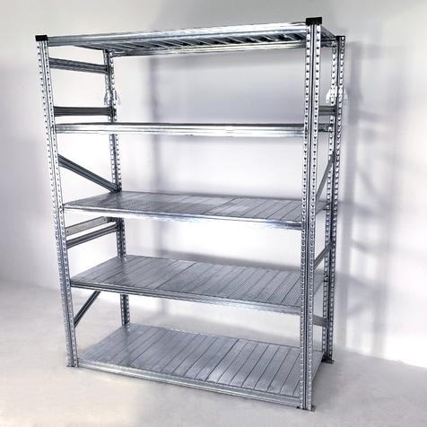 Fachbodenregal M2-S2 | Grundsystem | gebraucht wie neu | Artikelnummer: FBR-MS-BG-S2-GF-gebraucht