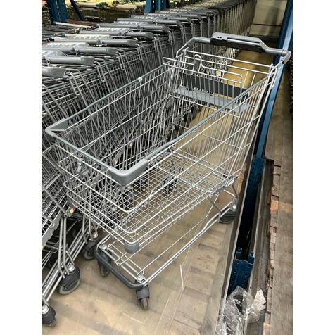 Wanzl D212RC, grau | gebrauchter Einkaufswagen | 212 Liter | Artikelnummer: EKW-WZ-G-D212RC-P-GRAU