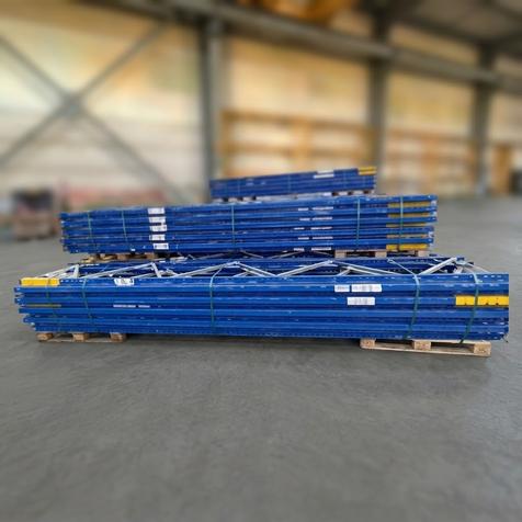 Palettenregal / Corlettenregal Jungheinrich | gebraucht | H 5,5 m | L ca. 646,9 m | T 80 cm  | Artikelnummer: CR-G-JH-550-KPL