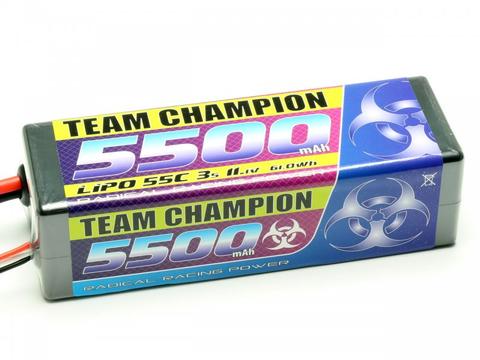 LiPo Akku Team Champion 5500 - 11,1V | 55C | Deans T | Artikelnummer: C4842
