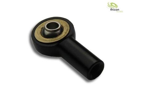 Kugelkopf Alu schwarz klein M2 | Artikelnummer: 4260432971859
