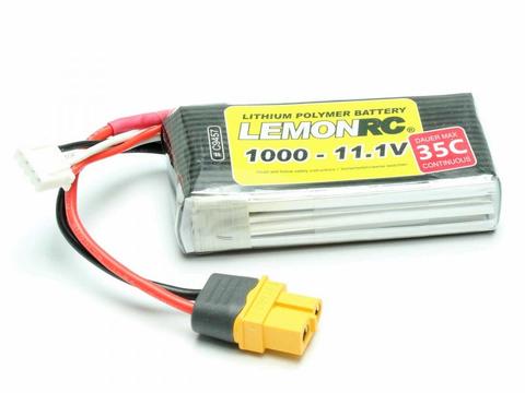  LiPo Akku LEMONRC 1000 - 11.1V (35C) | Artikelnummer: C9457