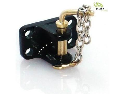 1:14 / 1:16 Zugmaul klein schwarz aus Metall | Artikelnummer: 4260432971279